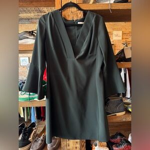 Amanda Uprichard large dark emerald green dress